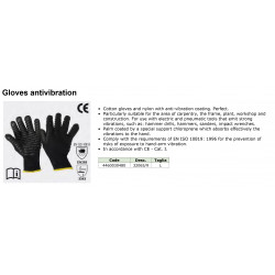 Anti vibration gloves