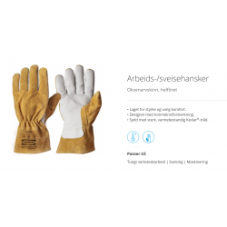 Short model heat resistant gloves size 10