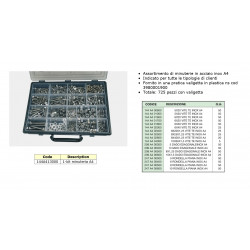 Stainless St.Screw assortment 725pc