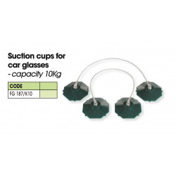 Doorglass double suction cup kit