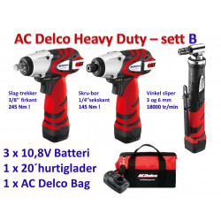 AC Delco 10,8V Angle grinder 3+6mm