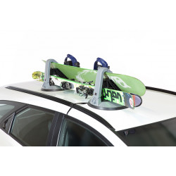 Magnetic Ski-snowboard carrier