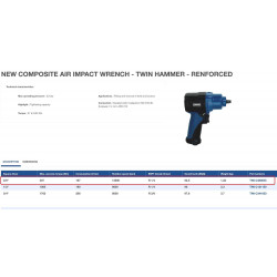 Composit 3/8"impact wrench 407Nm