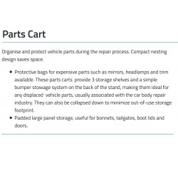 Body parts cart + extension