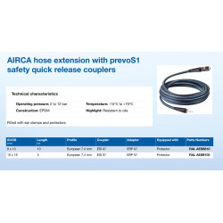 Airca 8/10/13 Workshop air hose - 40m
