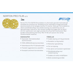 Norton PRO Film rondeller x100