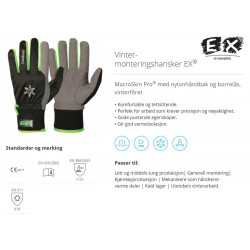 Winter gloves EX - 2 pair